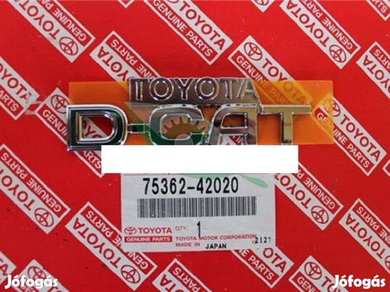 Toyota D-CAT Embléma  75362-42020 eladó