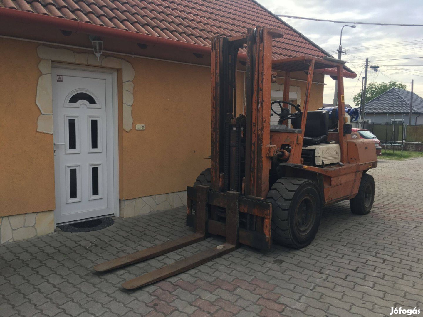 Toyota FG40 gázos 4 tonnás triplex torony oldalmozgatóval