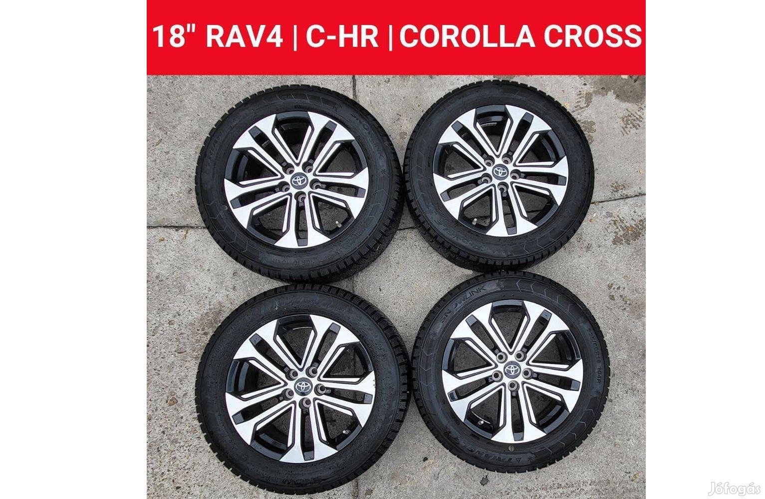 Toyota Felni 18" 5*114,3 ET35 7J Rav 4 Alufelni