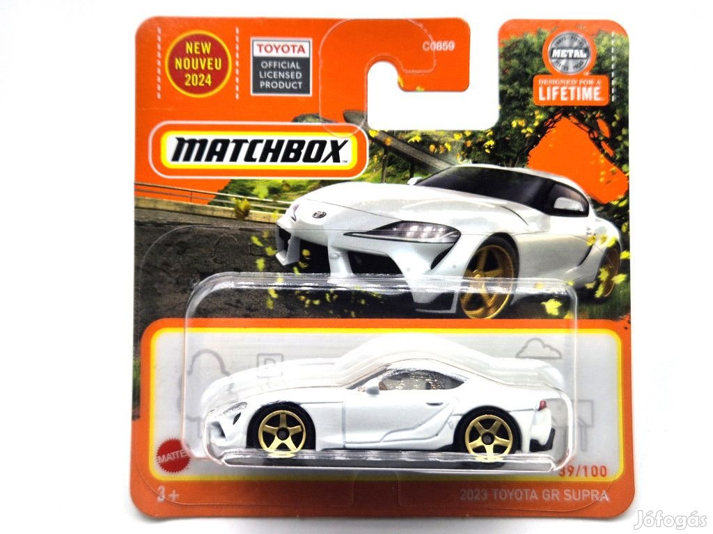 Toyota GR Supra (2023) - 39/100 - bliszteres -  Matchbox - 1:64