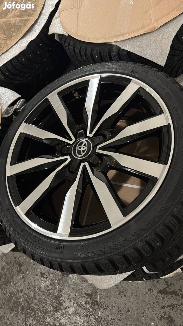 Toyota Gyári Alufelni + Nokian téli gumi 225/40 R18 vadonat új 