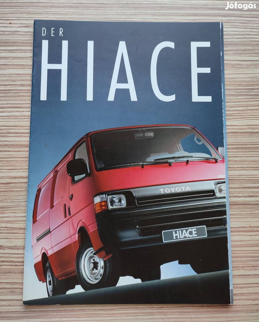 Toyota Hiace furgon (1992) prospektus, katalógus.