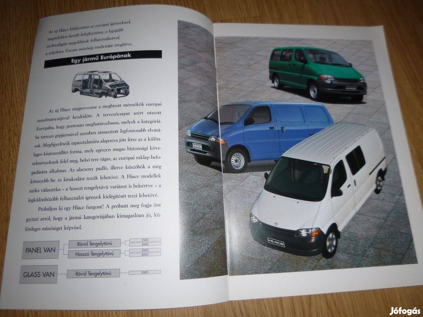 Toyota Hiace prospektus - magyar nyelvű