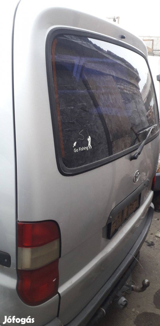 Toyota Hiace szürke raktér ajtó, csomagtér ajtó