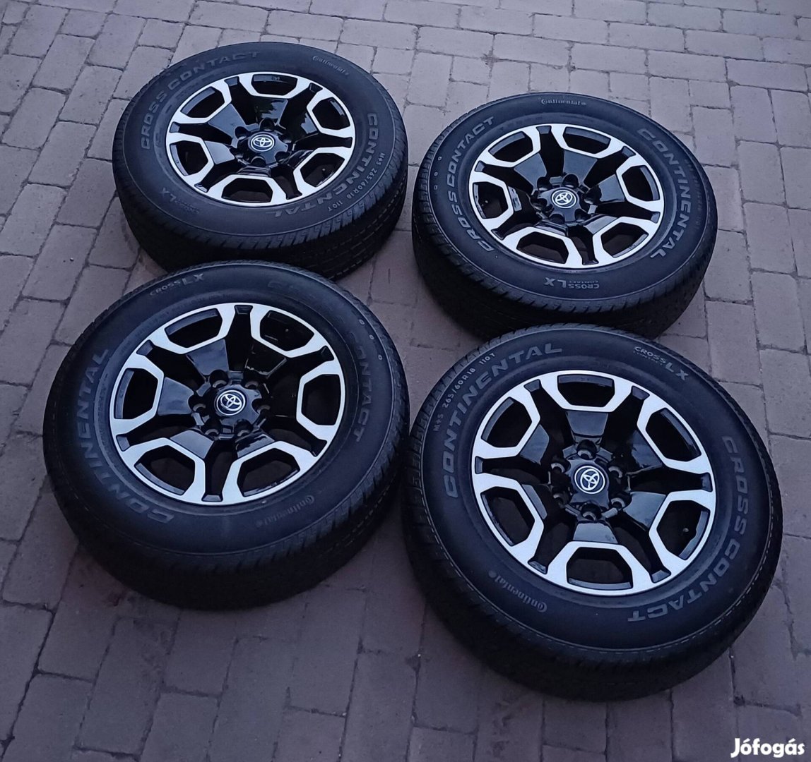 Toyota Hilux Executive kerék 265/60R18 gumi gyári felni alufelni