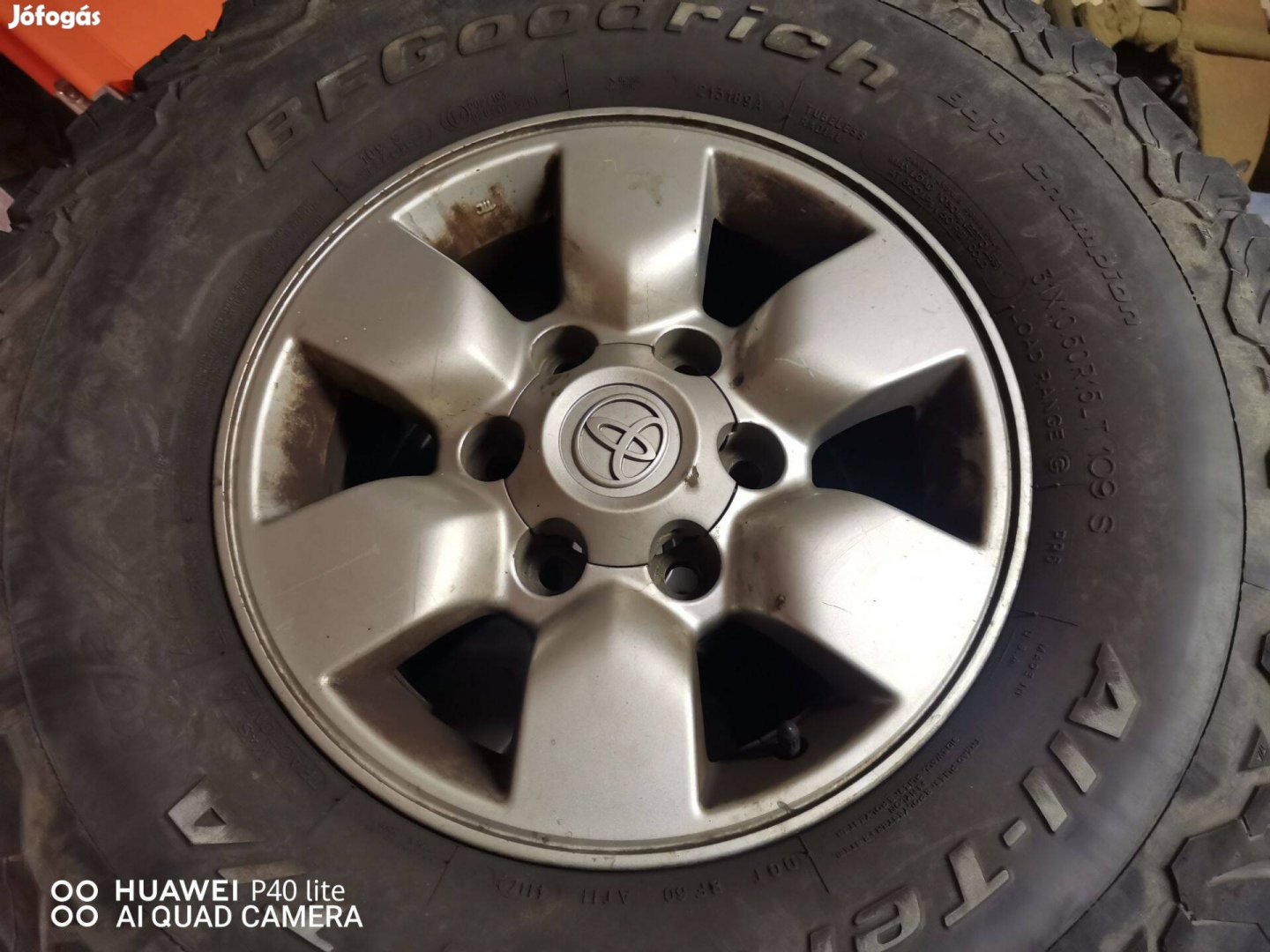 Toyota Hilux alufelni gumival