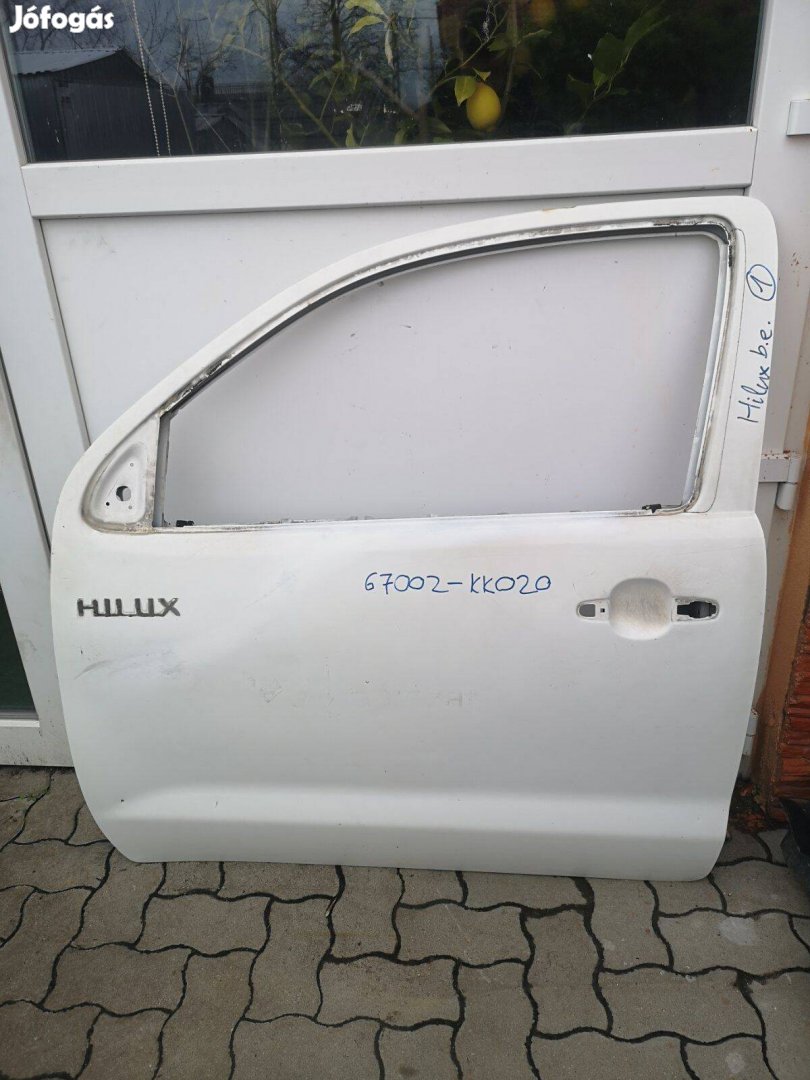 Toyota Hilux bal oldali első ajtó, cikkszám: 67002-KK020