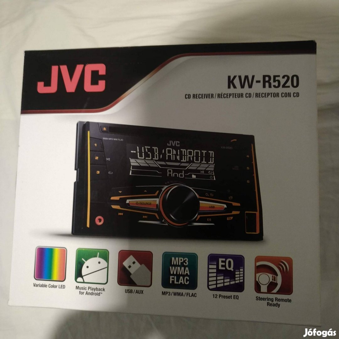 Toyota JVC KW-R520 fejegység új