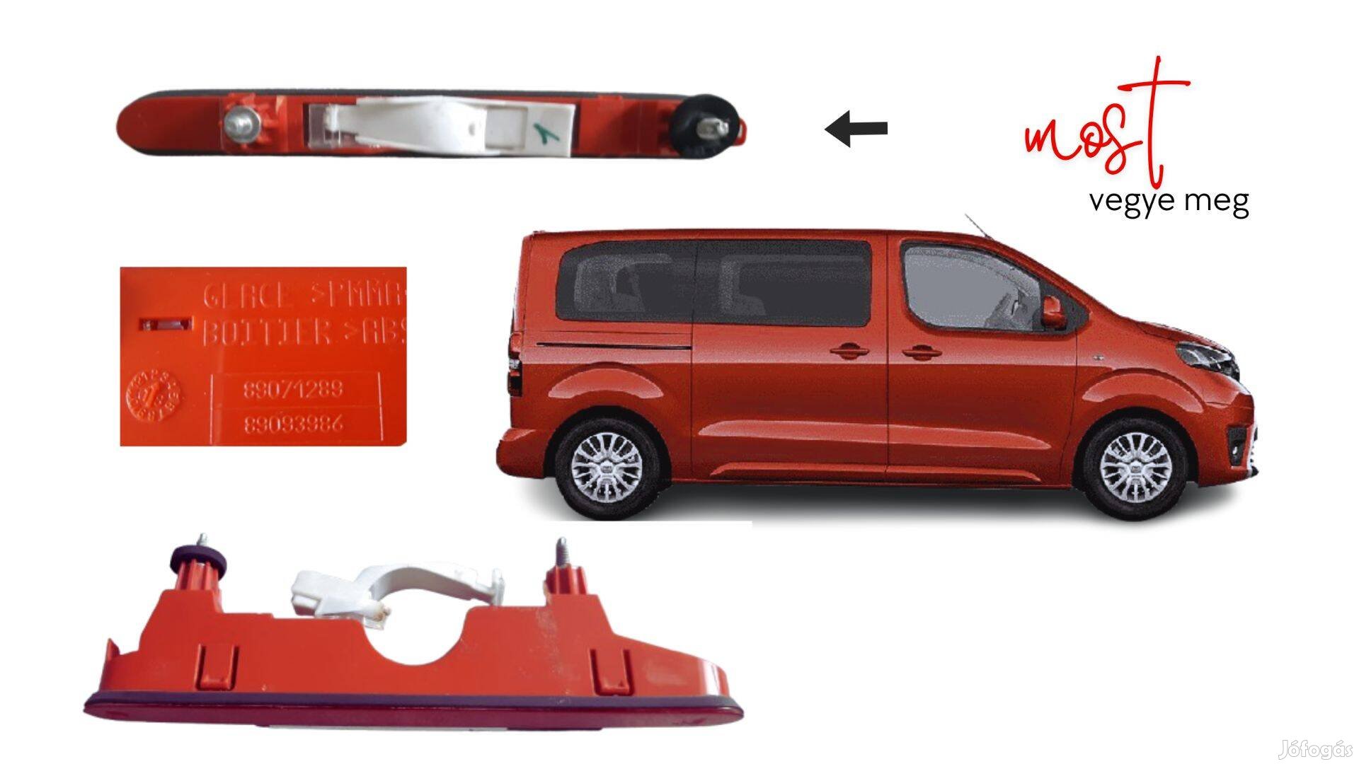 Toyota Proace féklámpa cikkszám 89071289