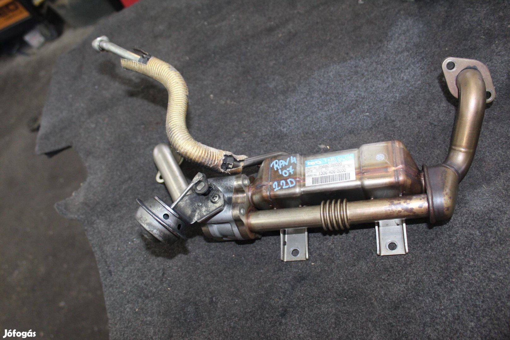 Toyota Rav4 III 2006-2013 2.2D egr hűtő 2568026020