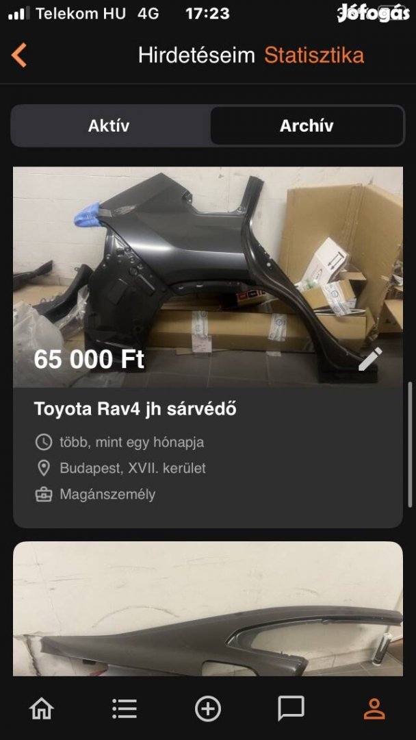 Toyota Rav4 Jhsárvédő