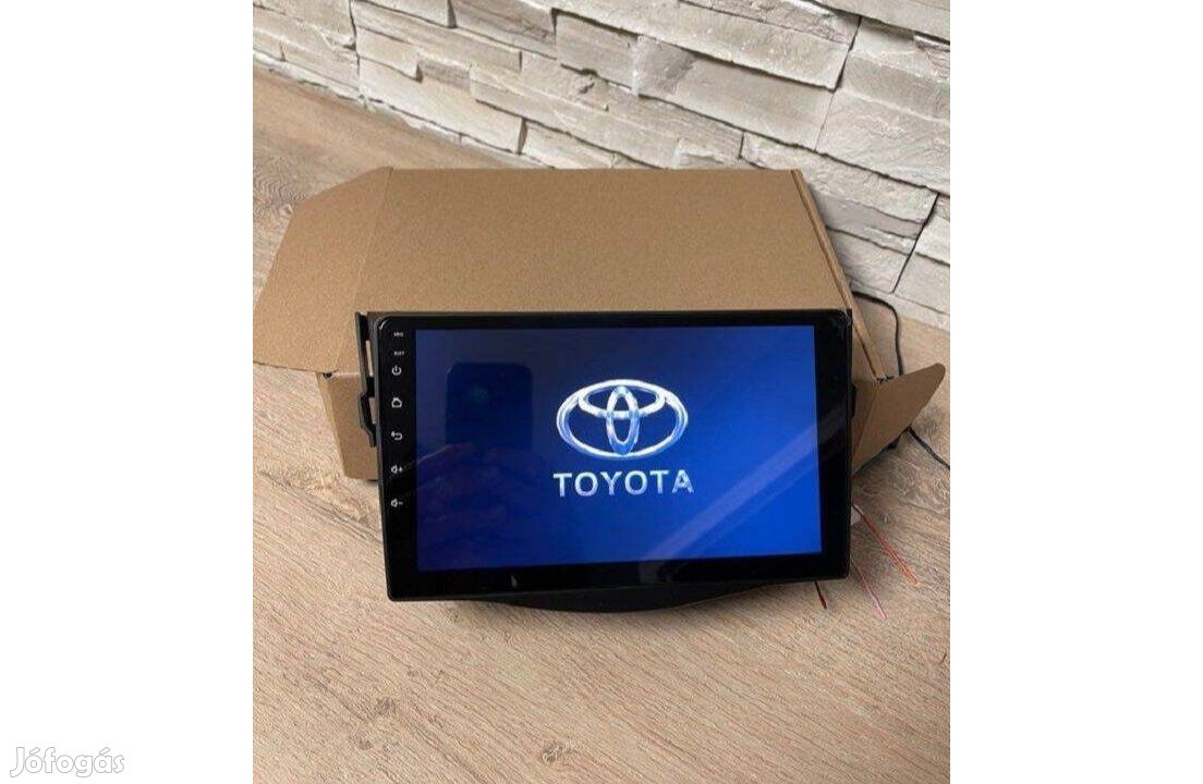 Toyota Rav4 Rav 4 Rádió Android Autórádió Multimédia Gyári Helyett
