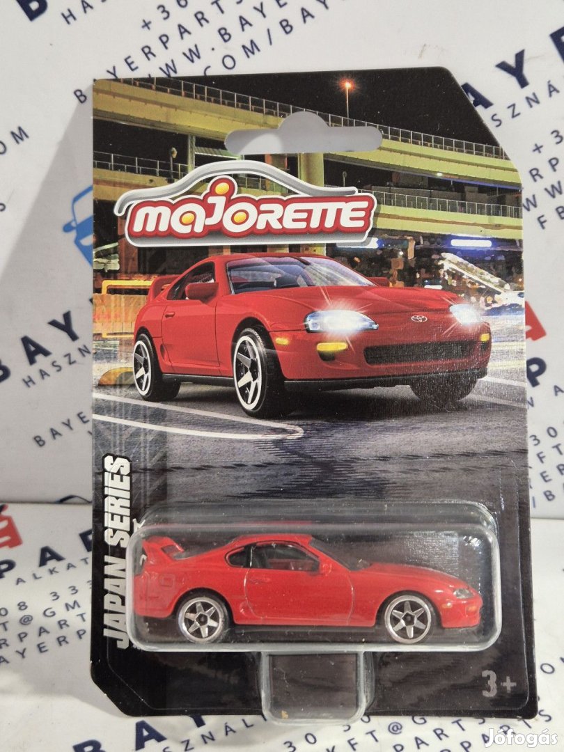 Toyota Supra GR - piros -  Majorette - 1:64