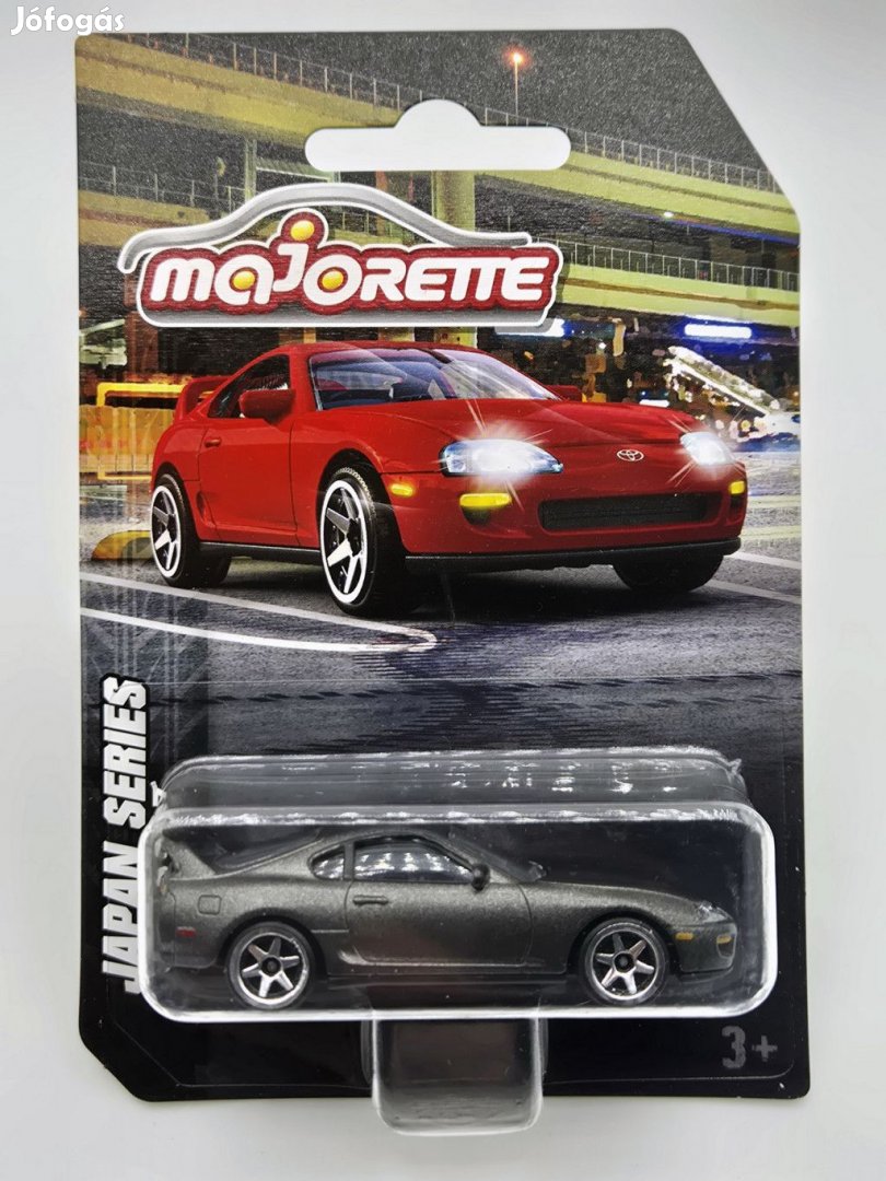 Toyota Supra GR - szürke -  Majorette - 1:64