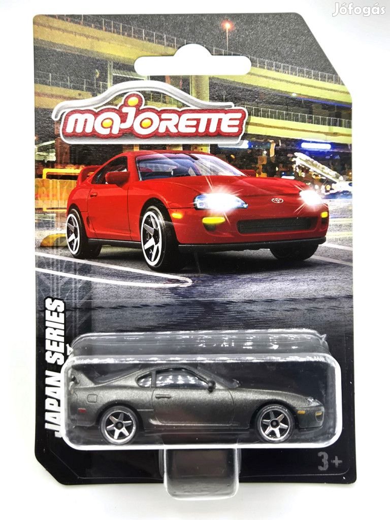 Toyota Supra GR - szürke -  Majorette - 1:64