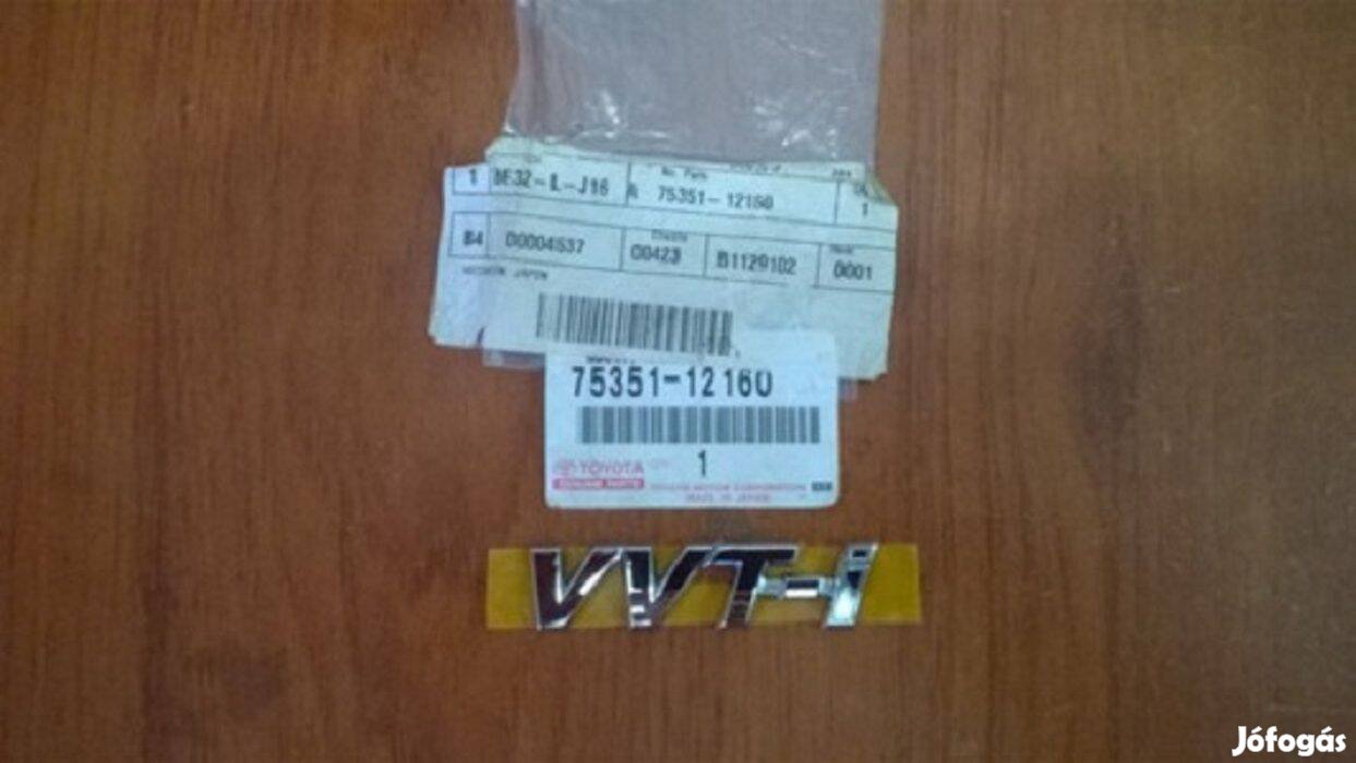 Toyota VVTI yaris embléma eladó. Cikkszám:75351-12160
