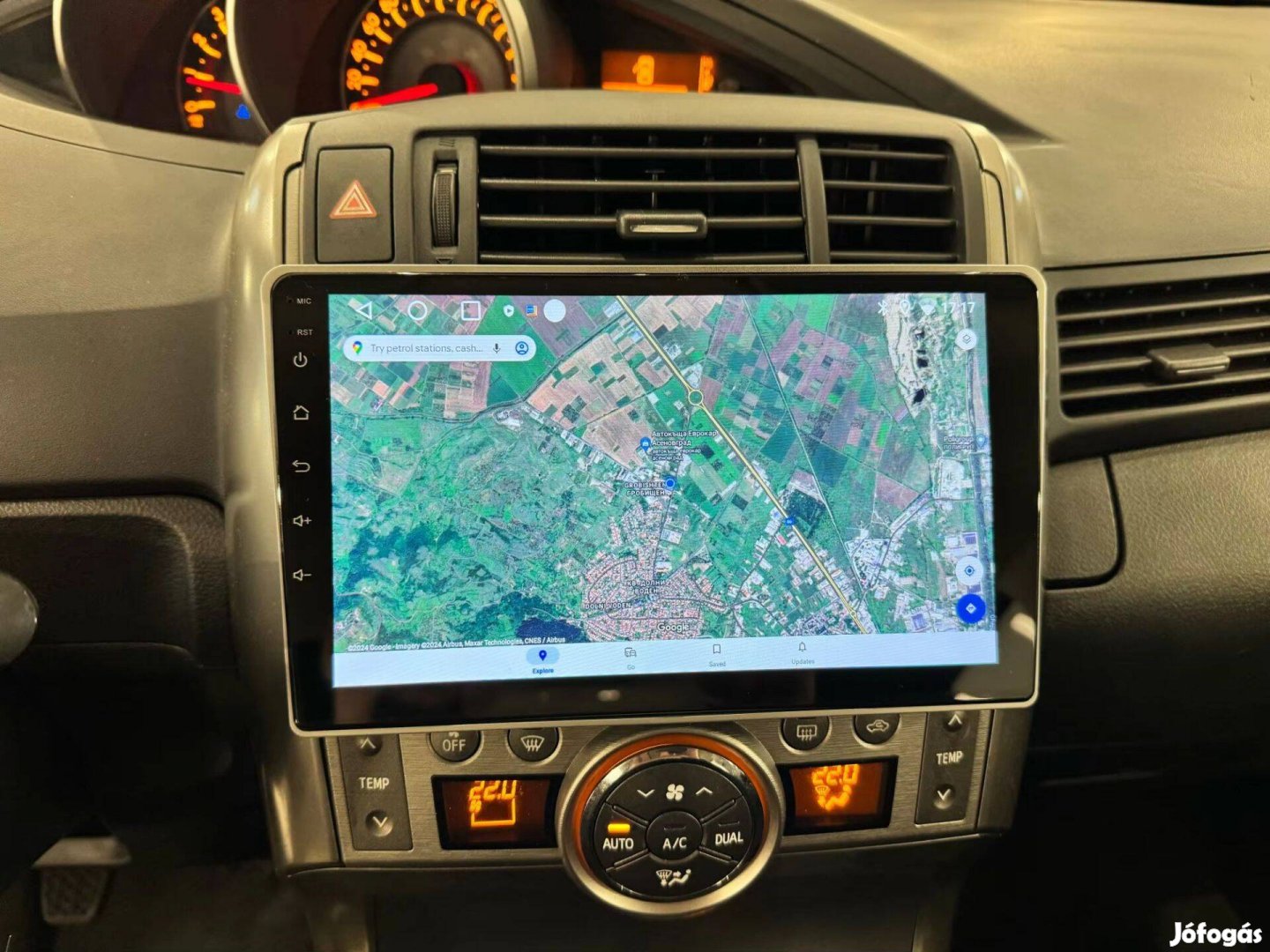 Toyota Verso Android Kijelző Rádió Multimédia 2Din Navigáció Carplay