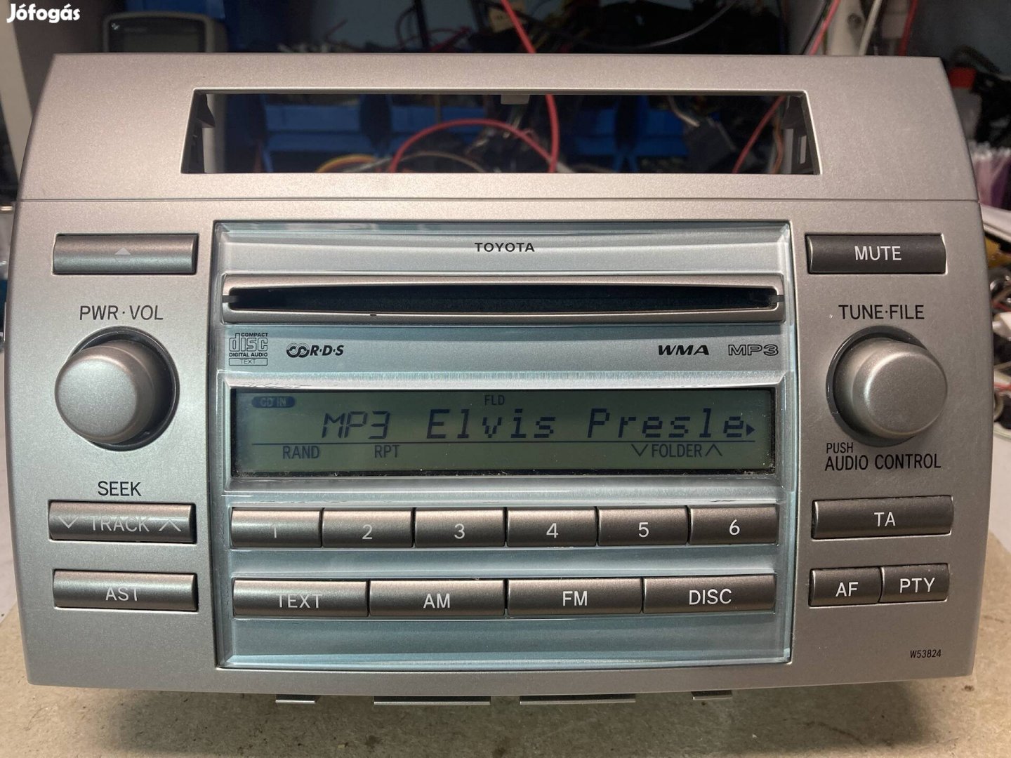 Toyota W53824 gyári autórádió CD MP3 lejátszó eladó