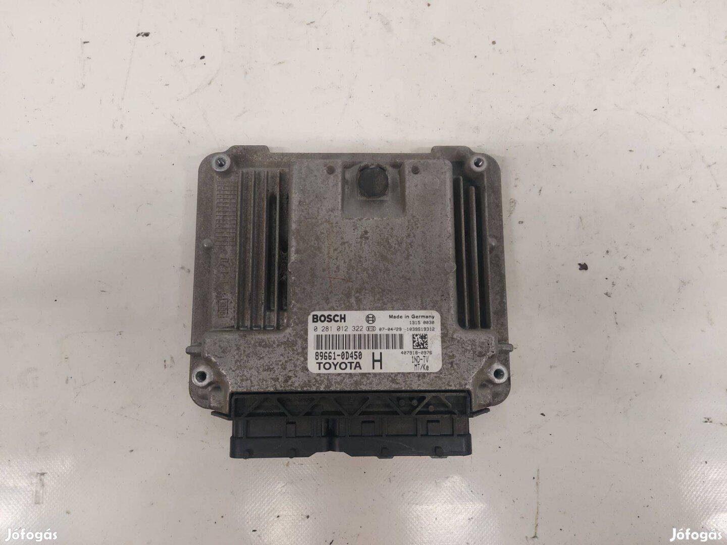 Toyota Yaris 1.4 D d-4d motorvezérlő motor ecu