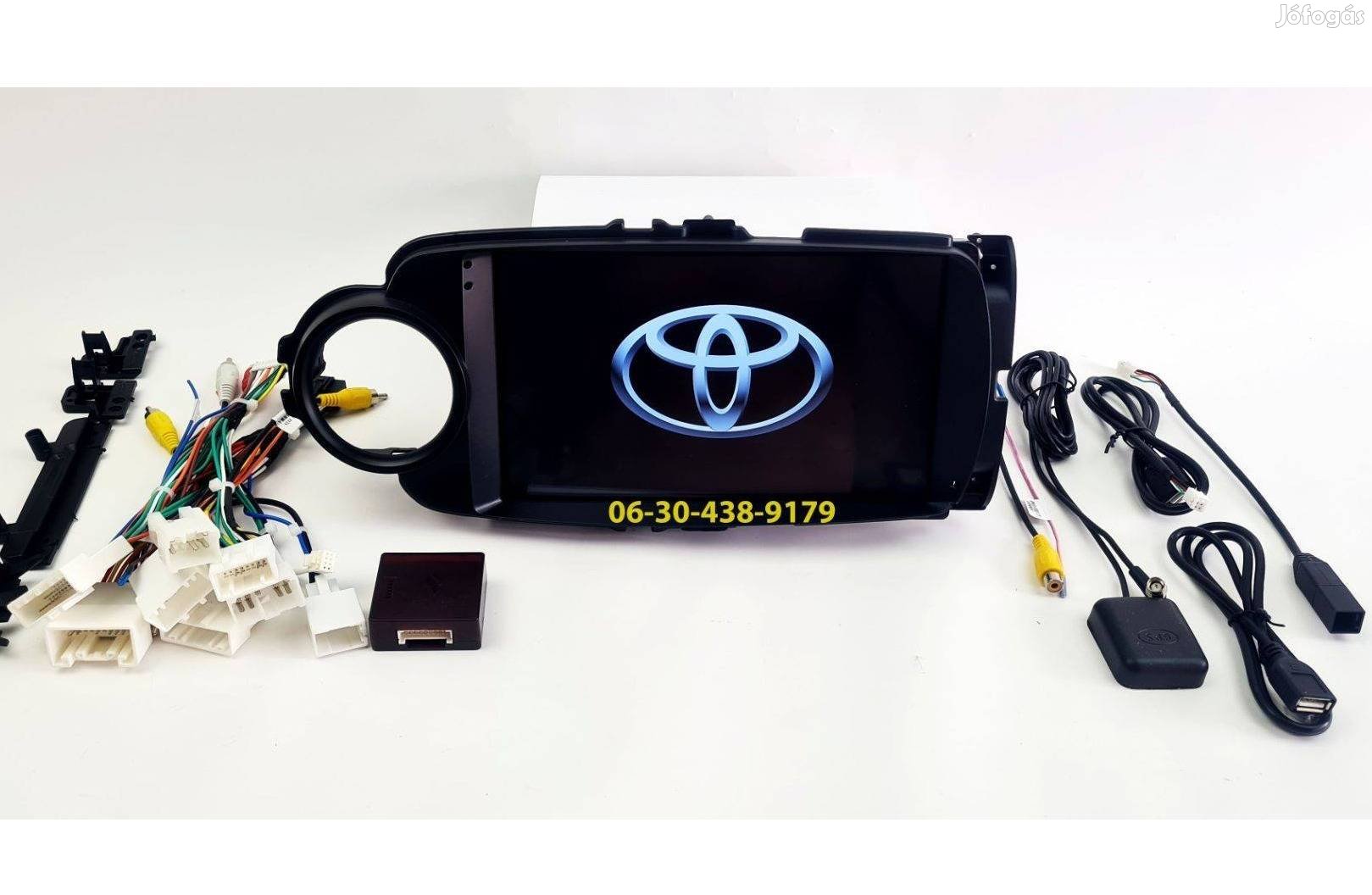 Toyota Yaris Android autórádió multimédia fejegység navi 1-6GB Carplay
