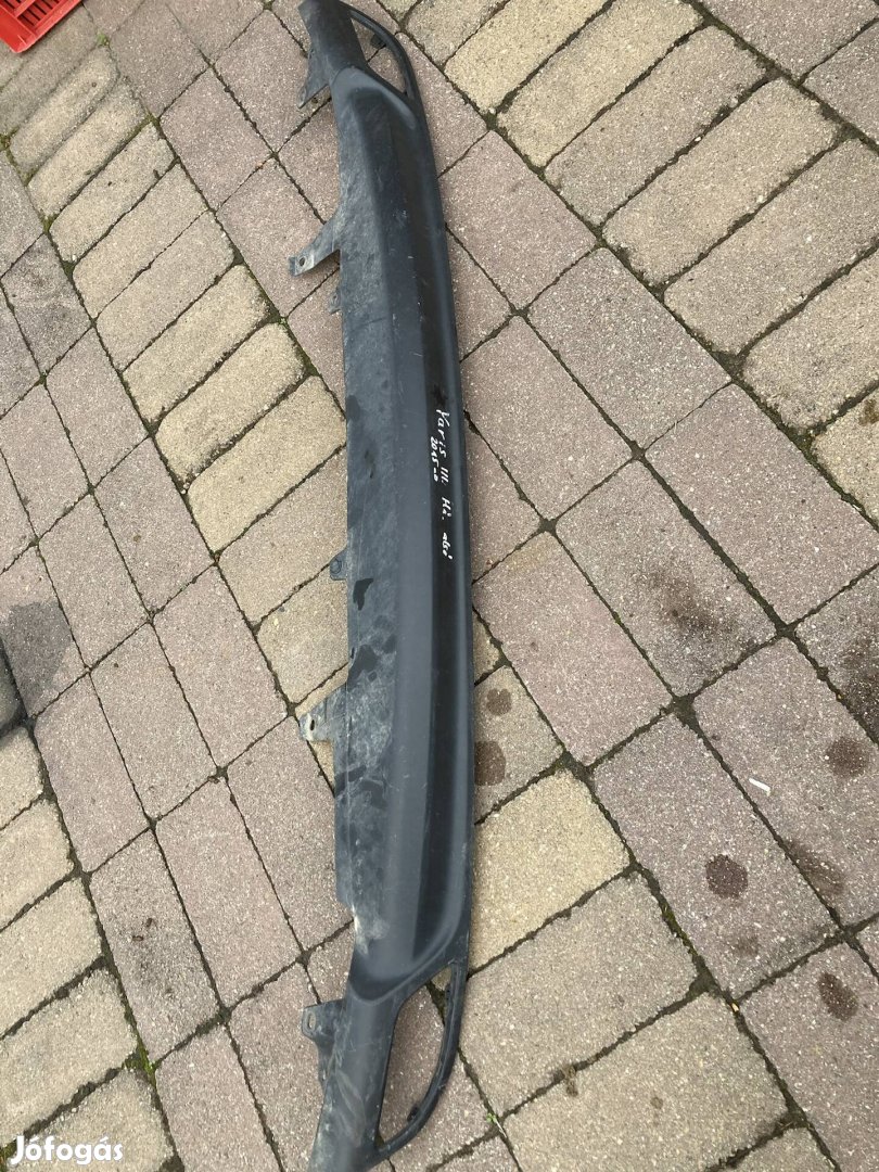 Toyota Yaris III. Hátsó lökhárító alsó diffúzor , koptató(2015-20)