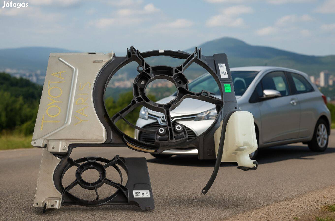 Toyota Yaris III hűtőventilátor burkolat -ventilátor keret 4221746373