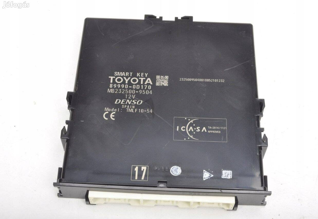 Toyota Yaris III központi zár modul 89990-0D170
