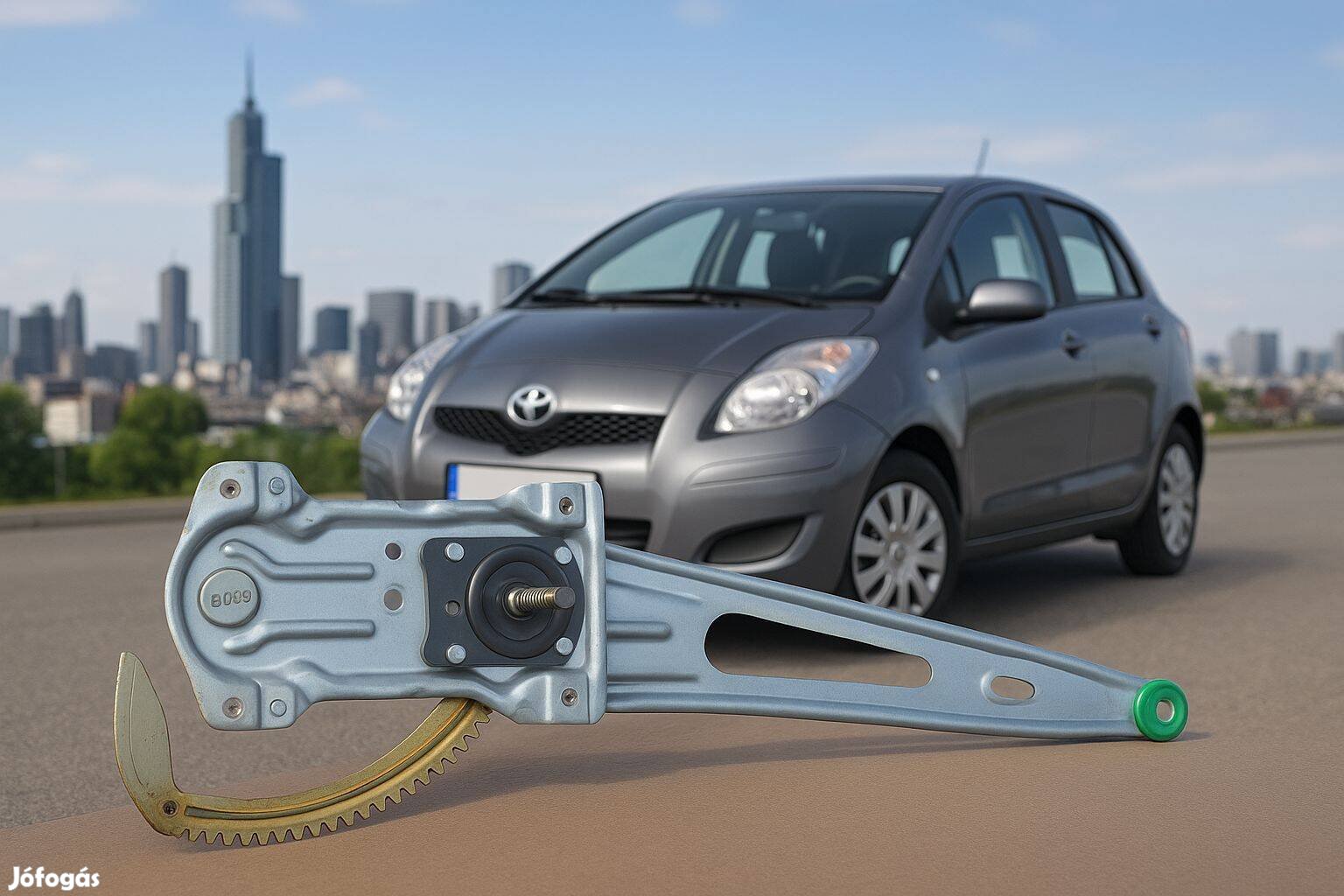 Toyota Yaris XP90 jobb hátsó manuális ablakemelő 698040D010