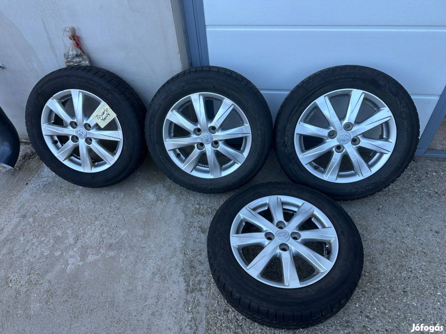 Toyota Yaris gyári 15-ös alufelni szett eladó