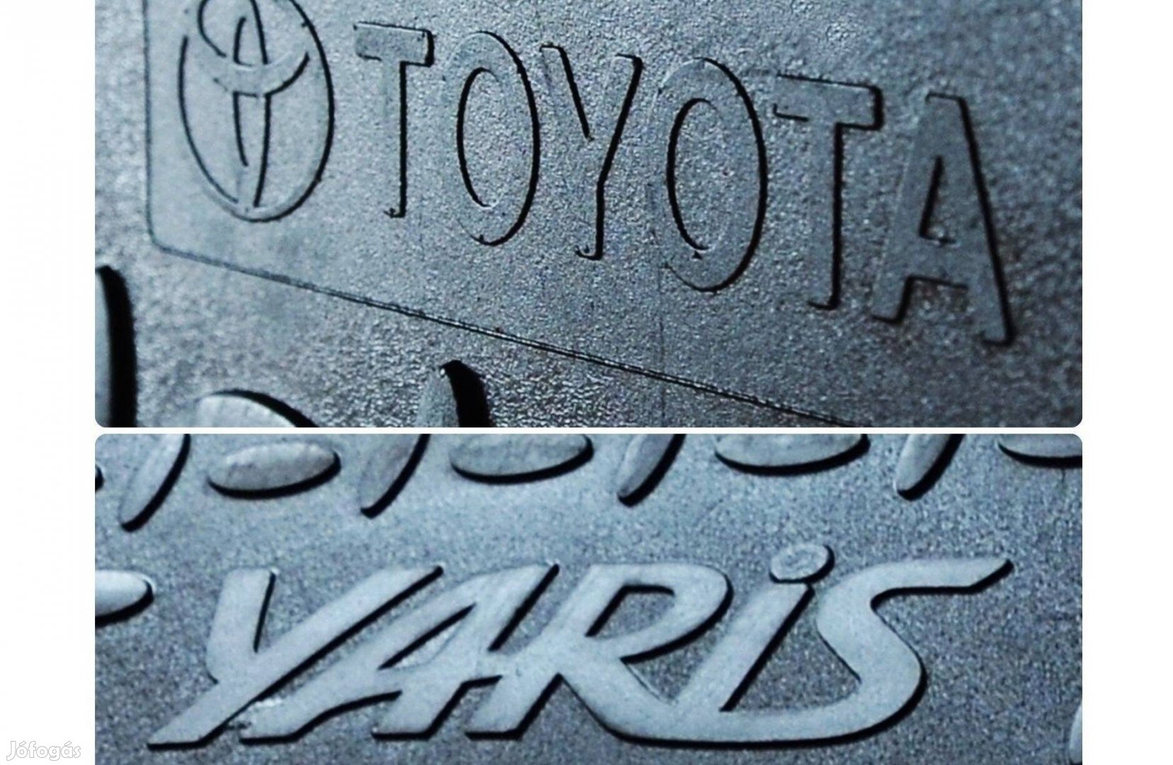 Toyota Yaris gyári csomagtér gumitálca és gumiszőnyeg szett