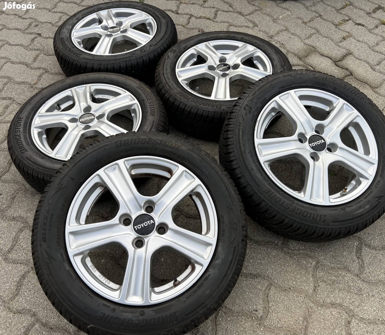Toyota alufelni 15" 4x100 Téli 2020!! 5db!! Aygo yaris alufelni 15"