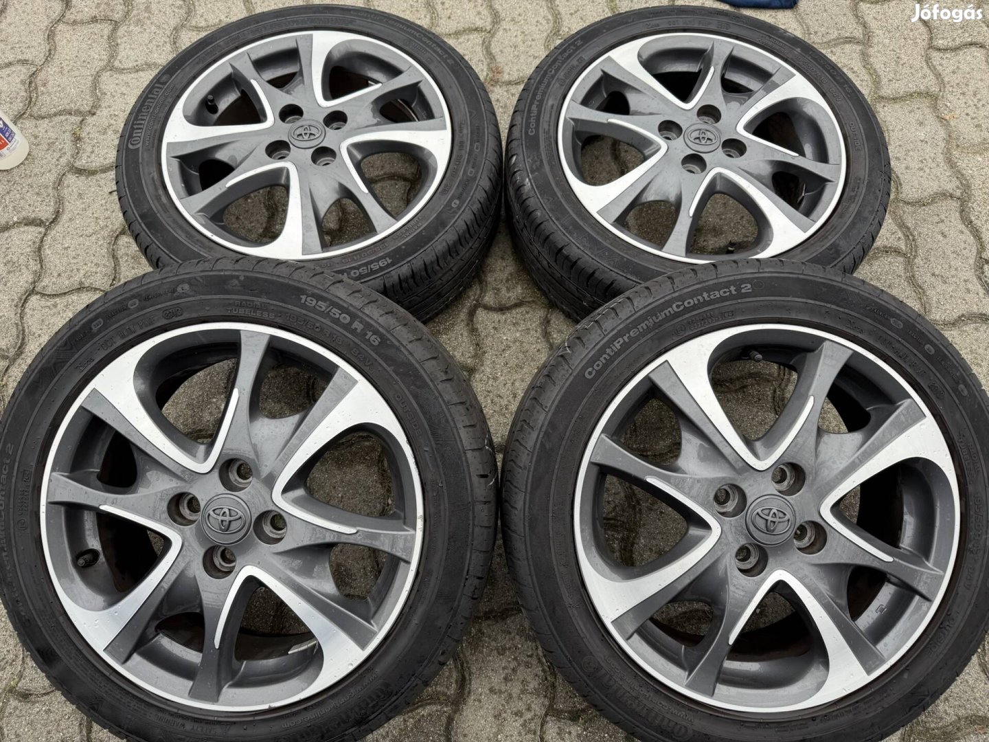 Toyota alufelni 16" 4x100 Nyári Aygo yaris alufelni 16"