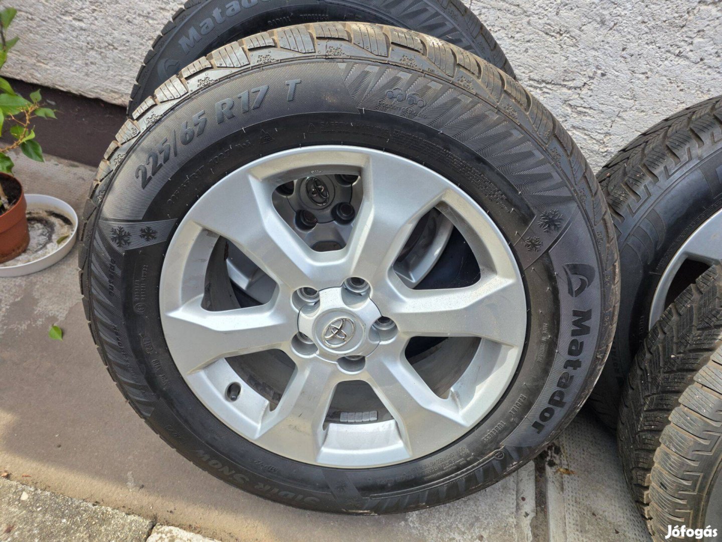 Toyota felni garnitúra téli gumival