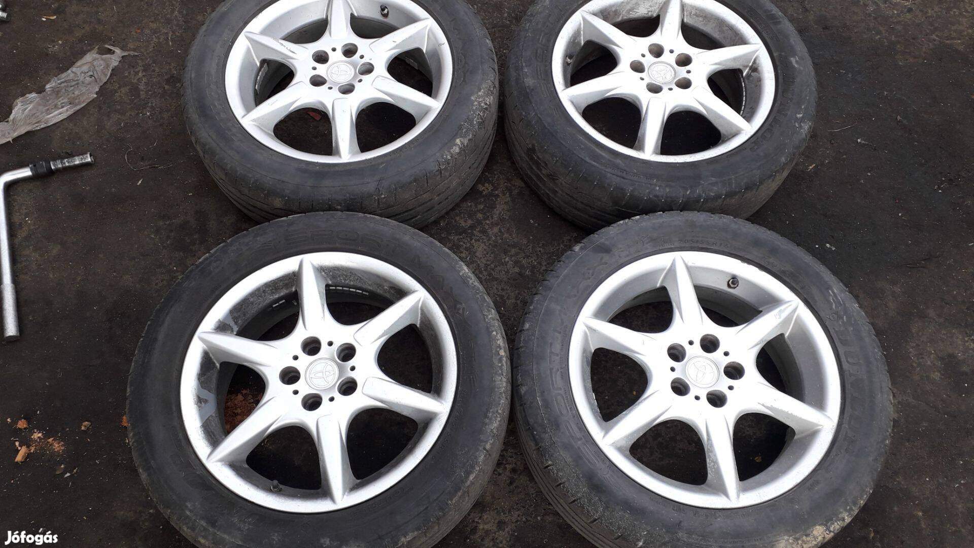 Toyota gyári 16-os alufelni garnitúra 5x100, 6x16