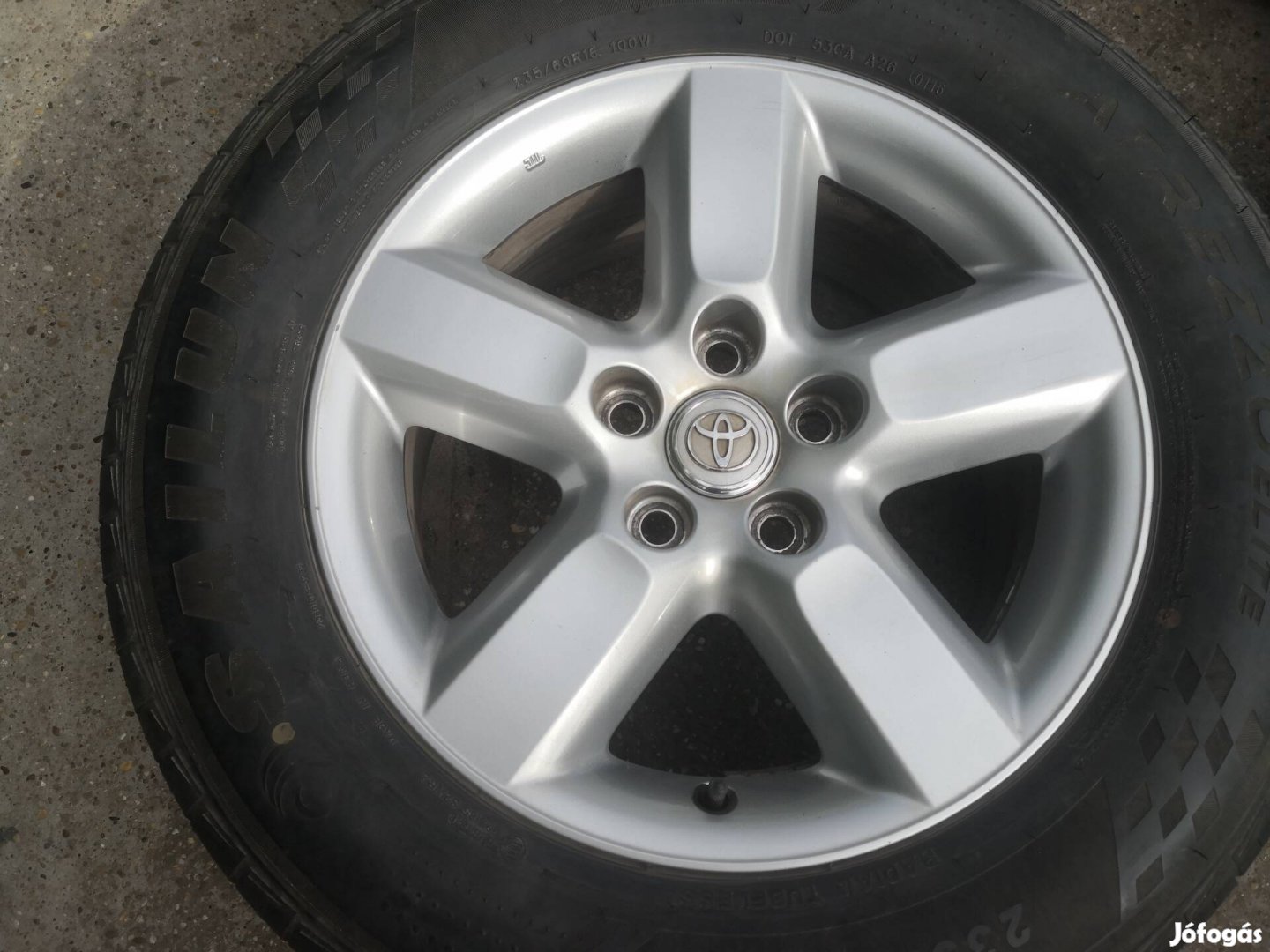 Toyota gyári 16-os alufelnik 5x114,3-as 