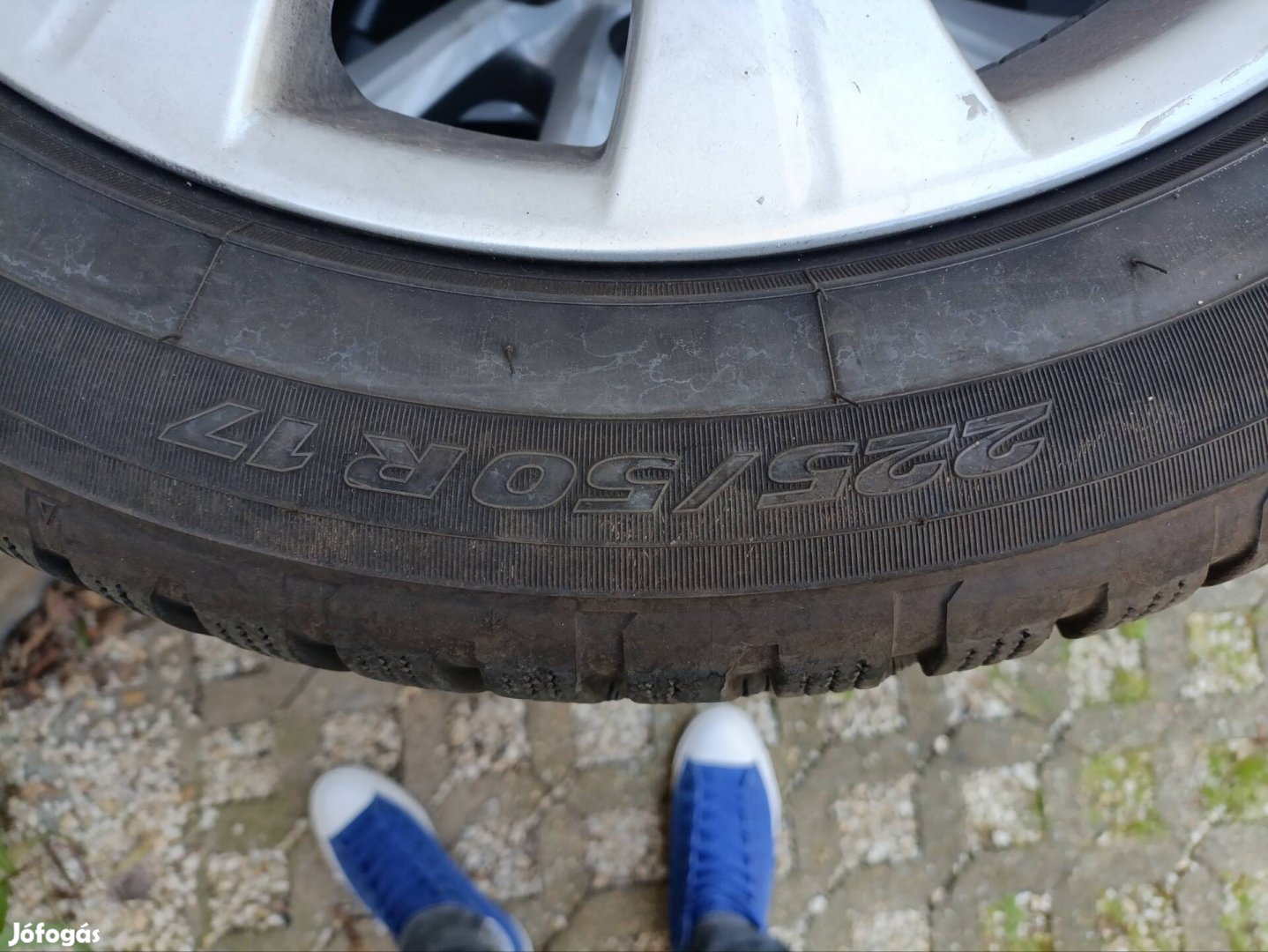 Toyota gyári R17' alufelni garnitúra téli gumival 