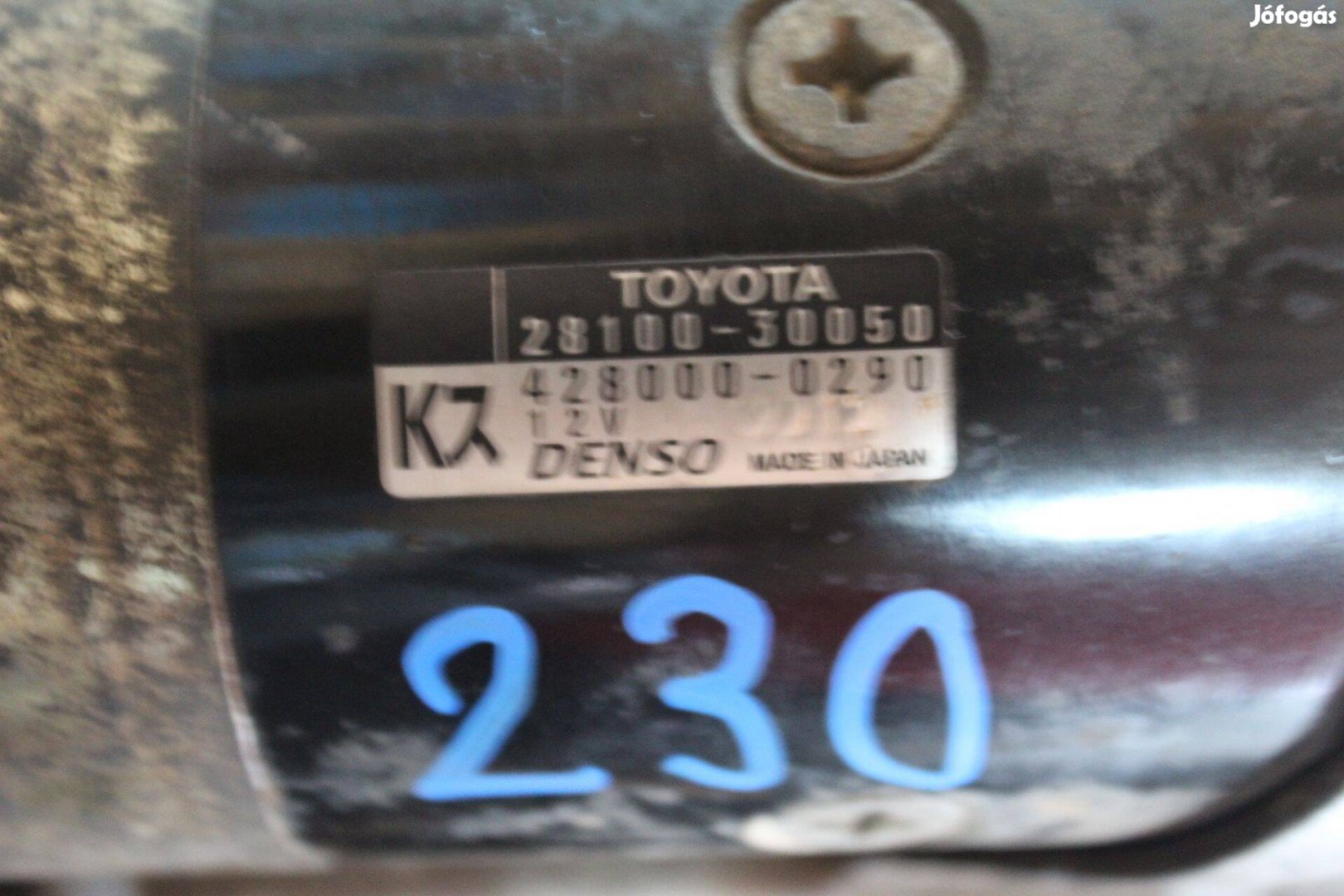 Toyota hilux 2001-2005 2.5TD önindító 2810030050 (230)