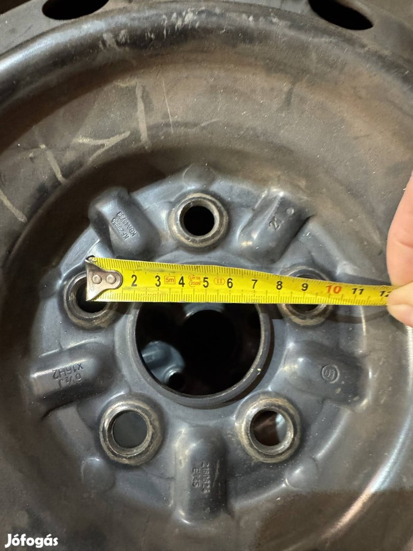 Toyota lemezfelni 5x100 nyárigumival