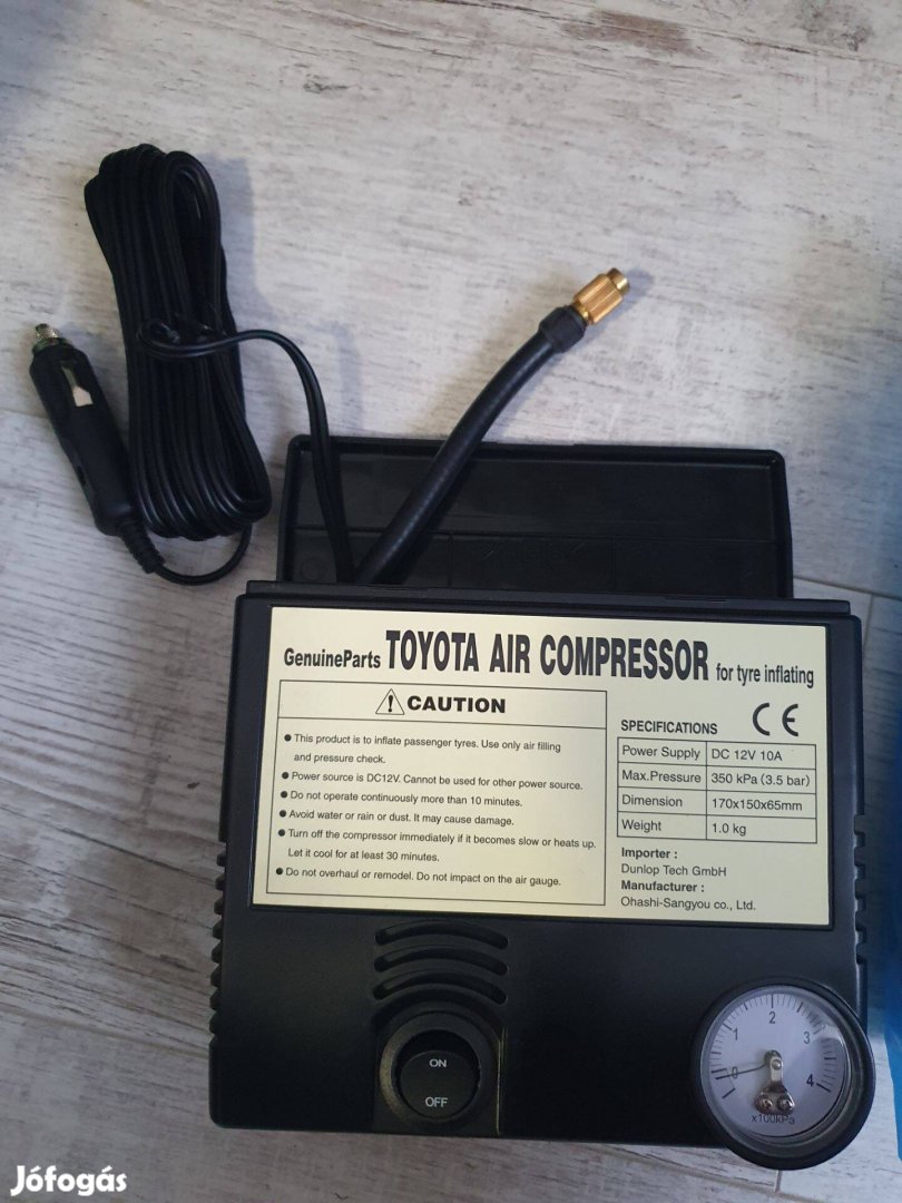 Toyota szivargyújtós kompresszor