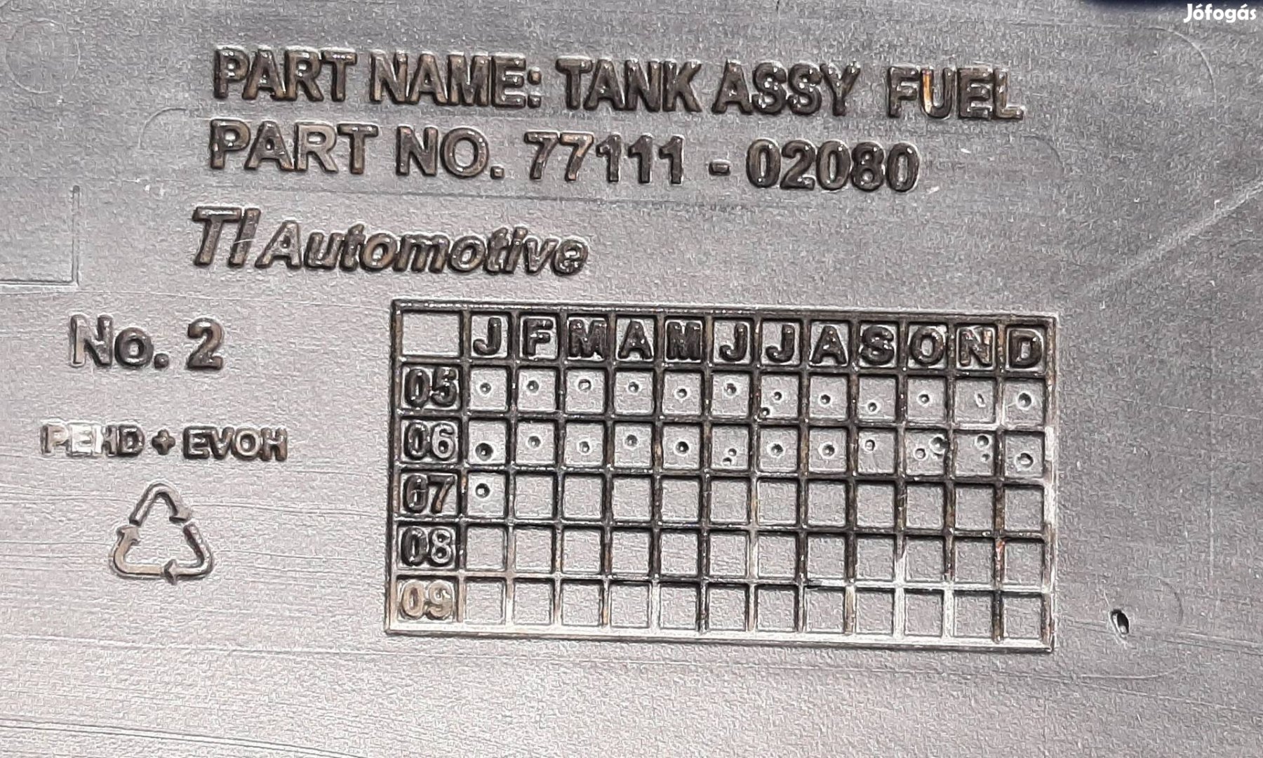 Toyota üzemanyag tank,tartály Kecskemet,Monor
