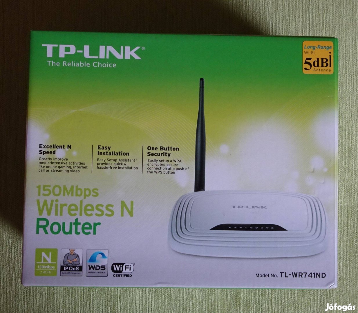 Tp-Link TL-WR741ND 150Mbps Vezeték nélküli N-es Router eladó