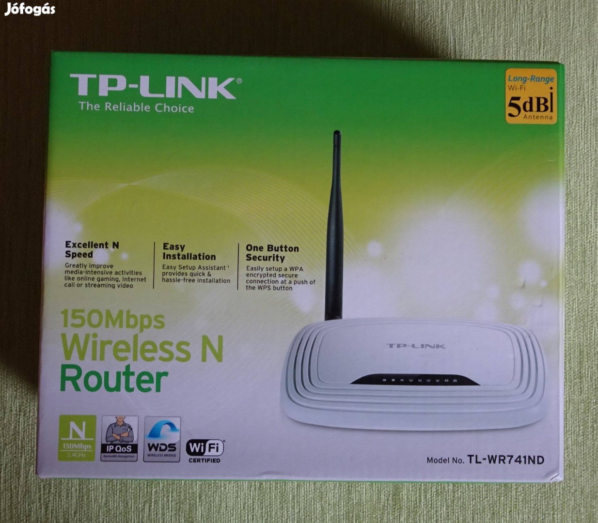 Tp-Link TL-WR741ND 150Mbps Vezeték nélküli N-es Router eladó