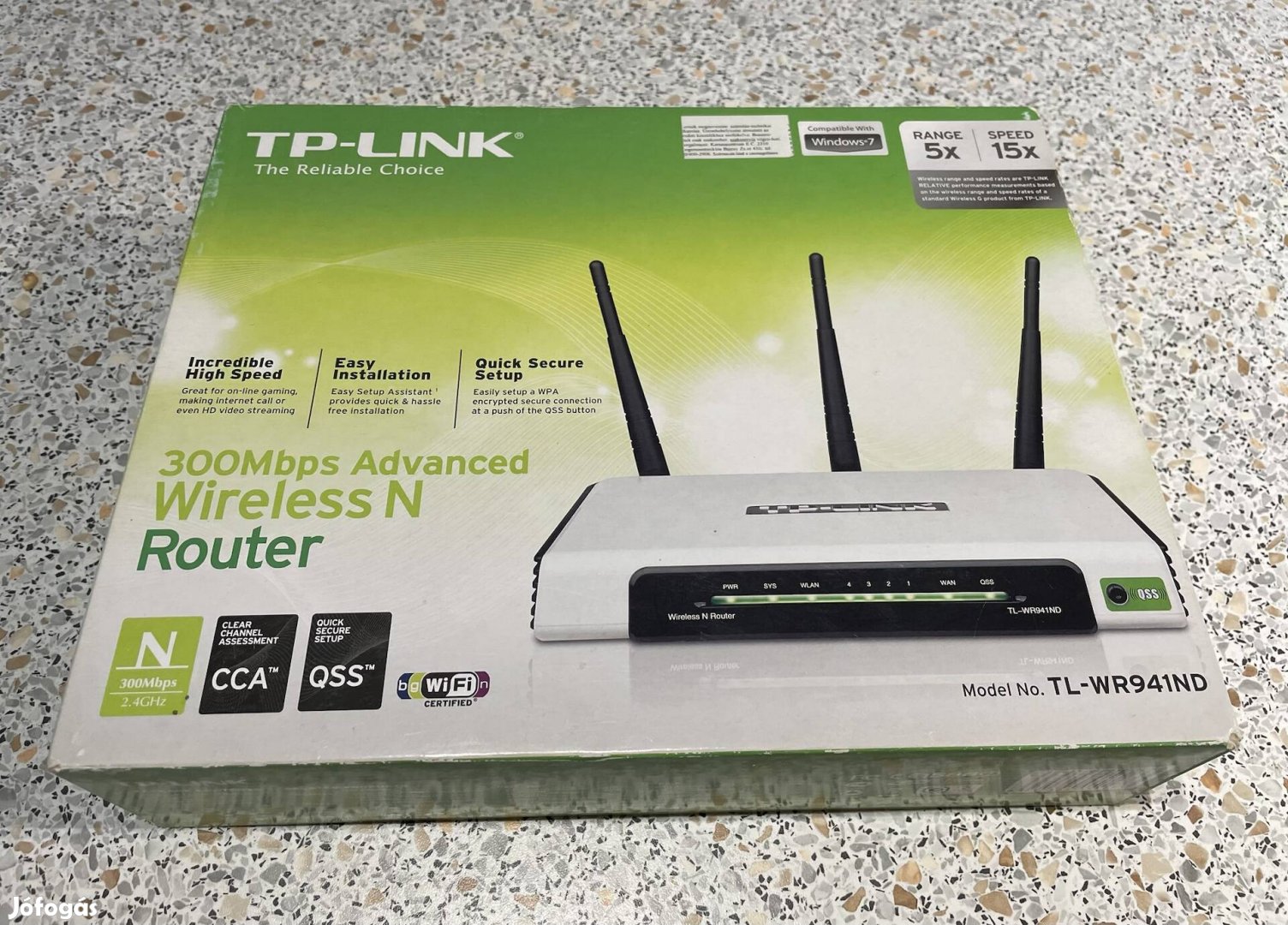 Tp-Link wi-fi router bontatlan új eredeti csomagolásában. 