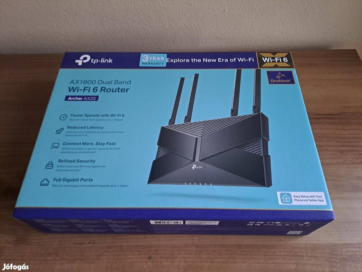 Tp-link AX1800 Dual Band Wi-Fi 6 router