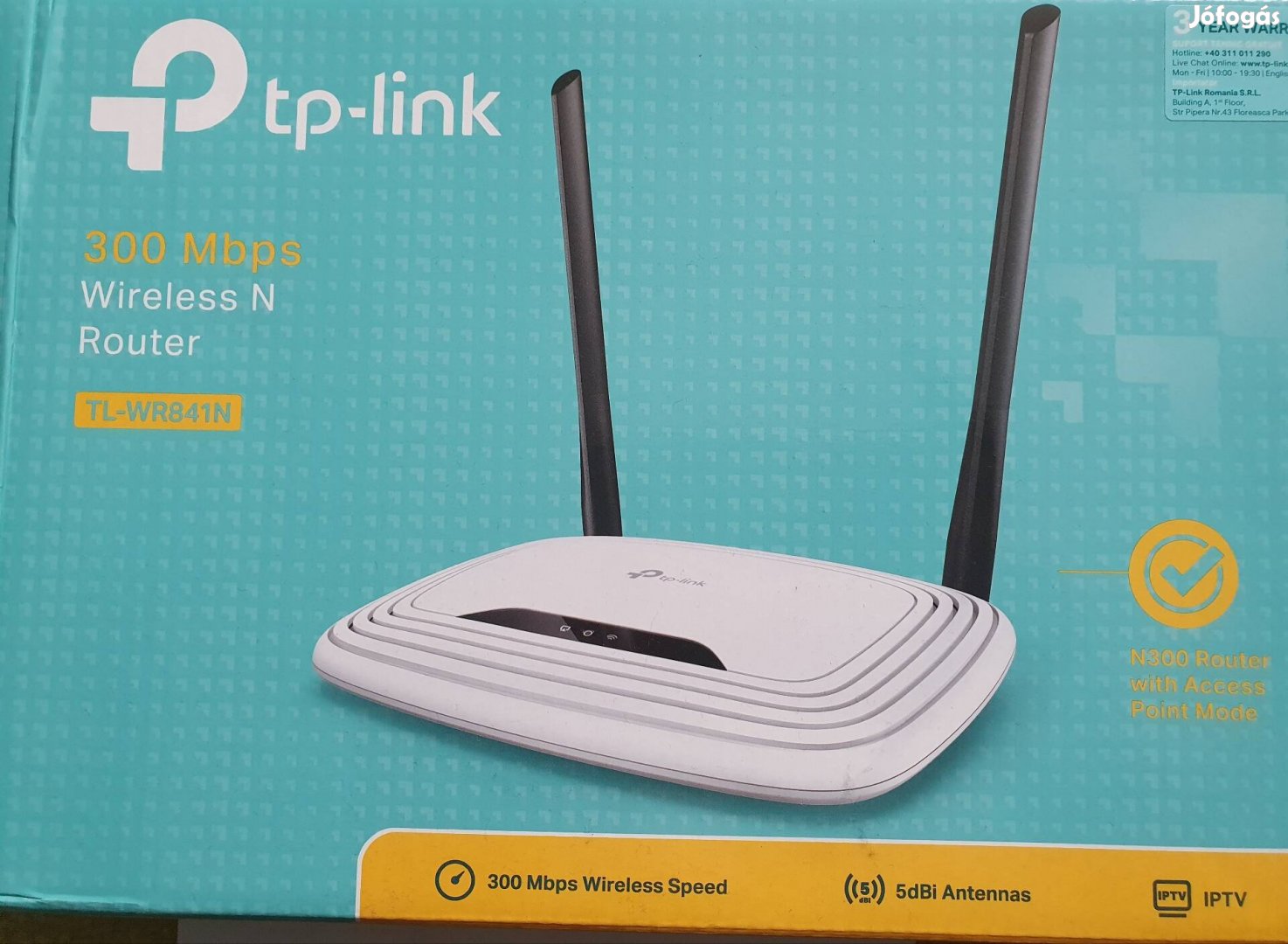 Tp link router TL WR841N Garanciával