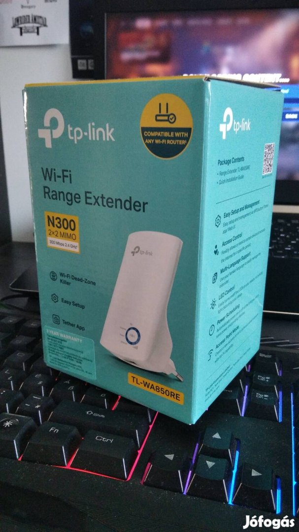 Tp link wifi jelerősítő(új) 