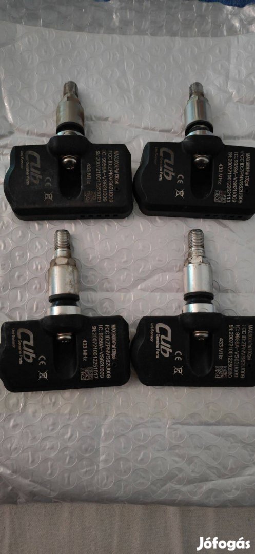 Tpms guminyomás szenzor szett, CUB Zpnvs62U009