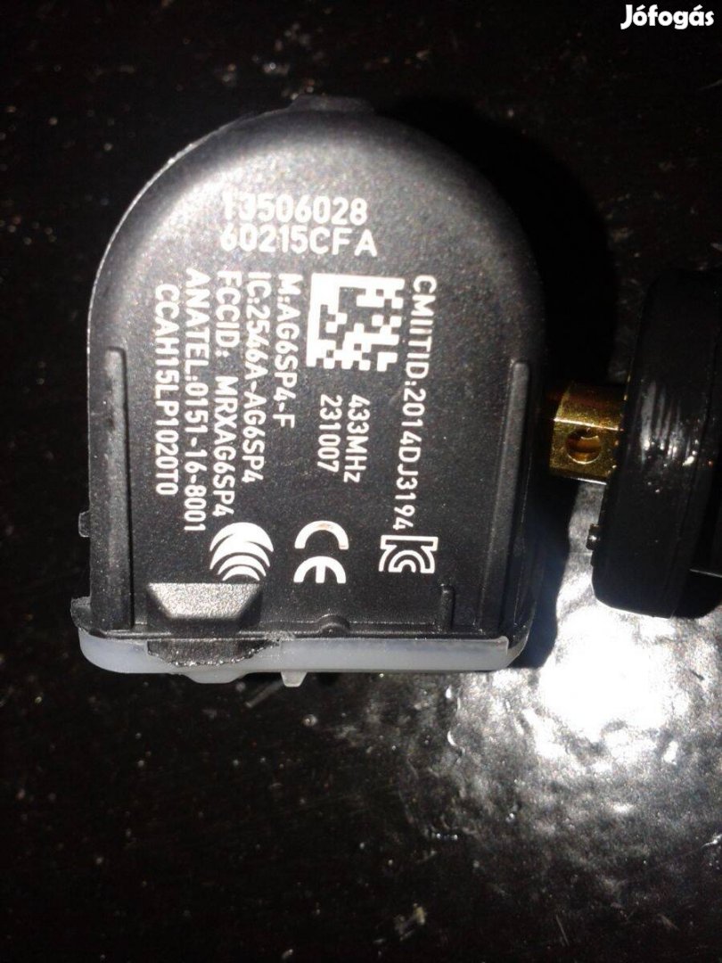 Tpms keréknyomás ellenőrző szenzor Opel 13506028