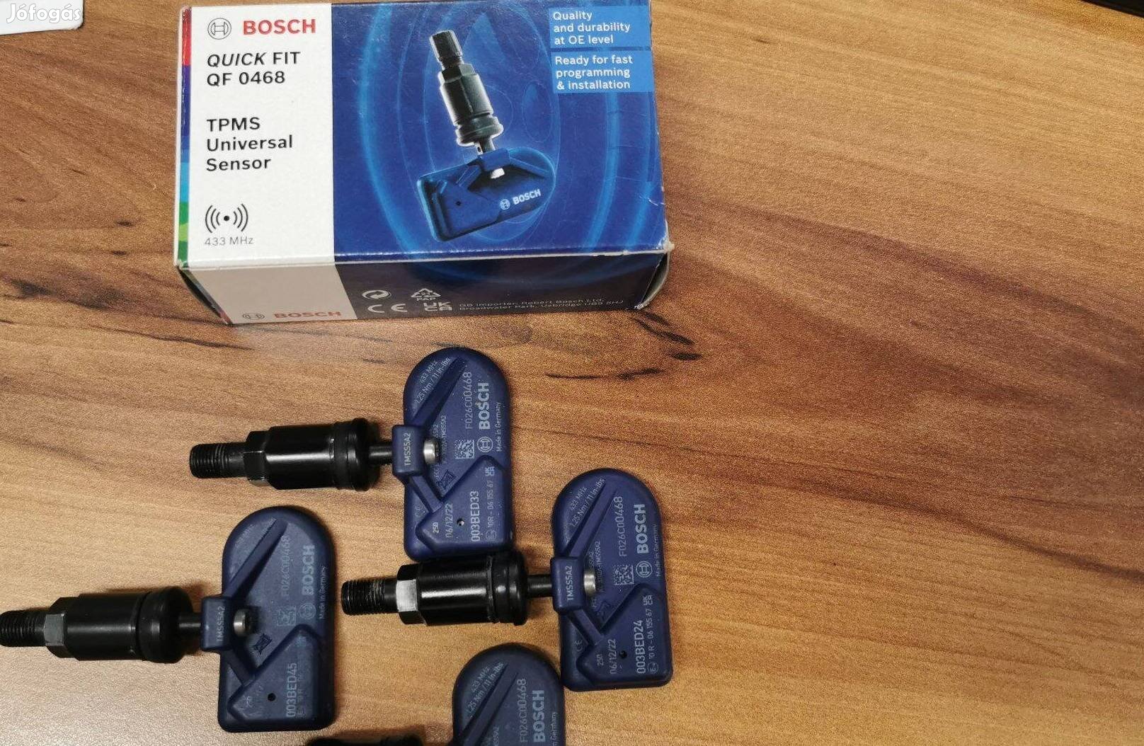 Tpms szenzor 433 MHz, Bosch QF-0468 /4db