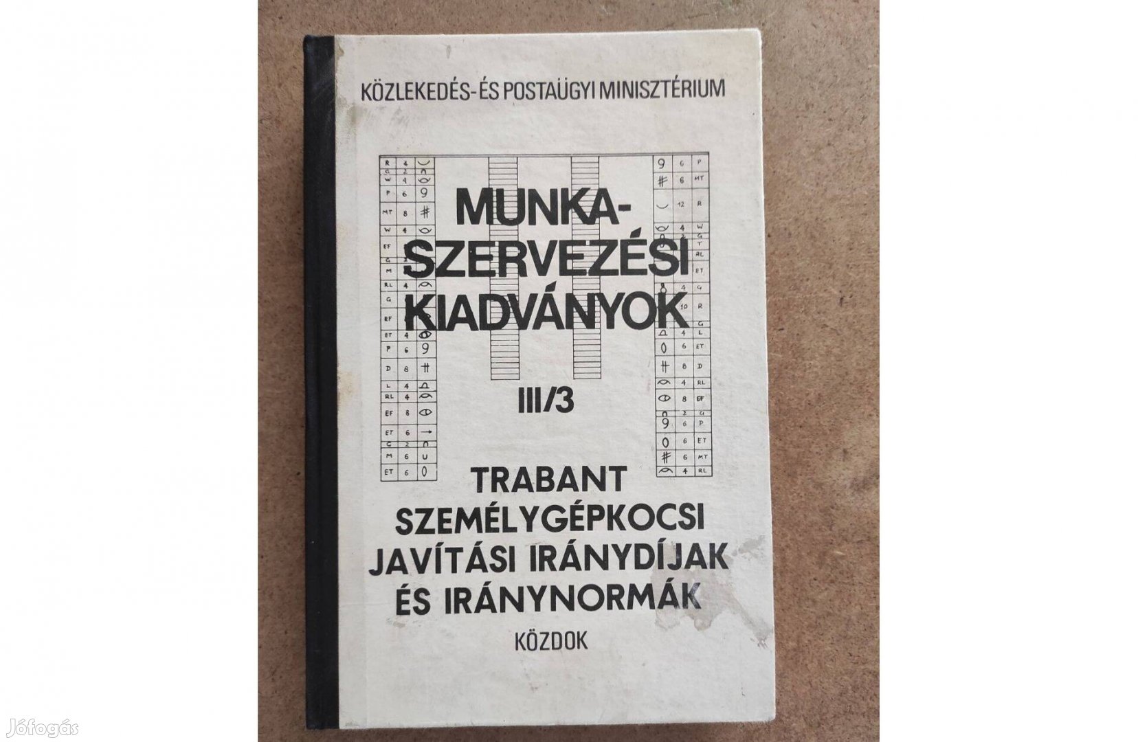 Trabant 601 Műhely javítási és iránynormák